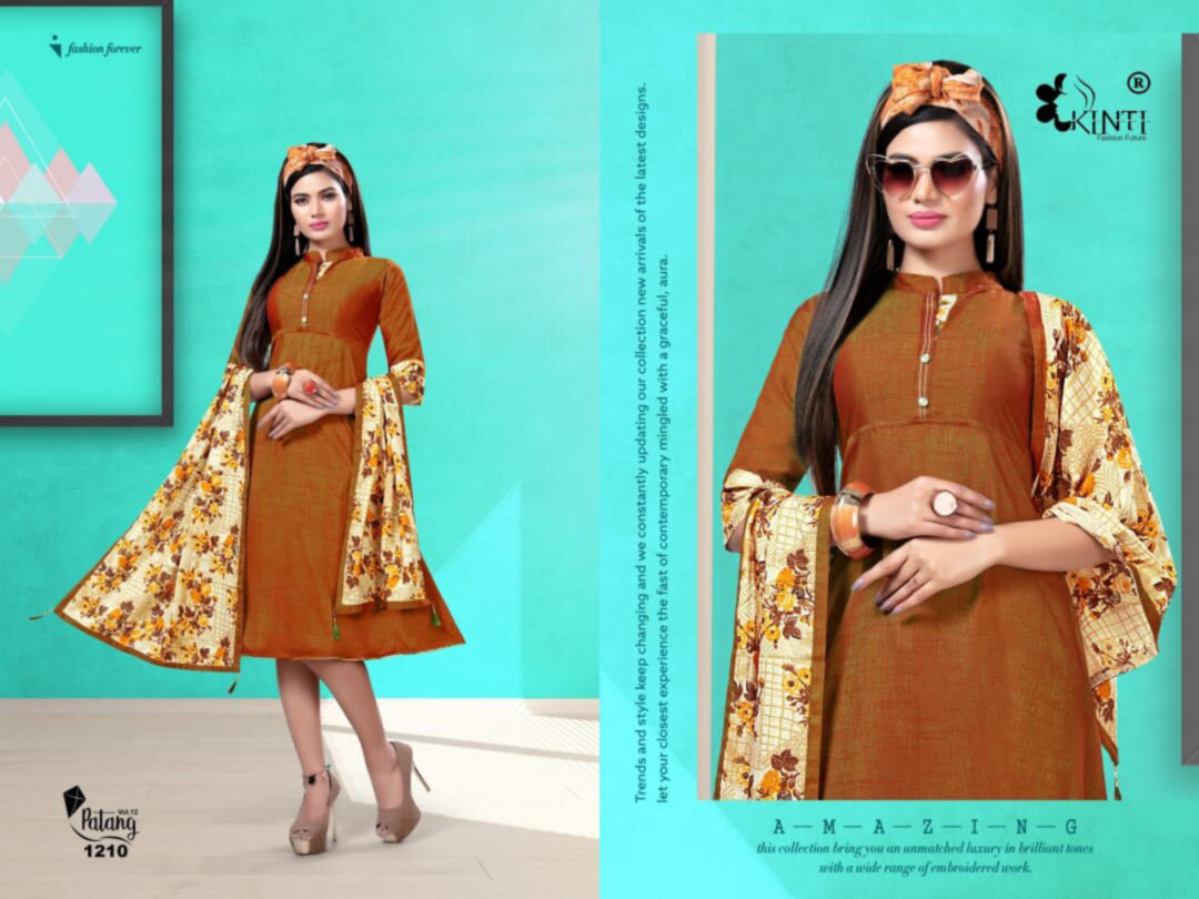 Kinti Design Patang Vol-12 Stroll Kurti Catalog Kinti Design Patang Vol-12 Stroll Kurti Catalog